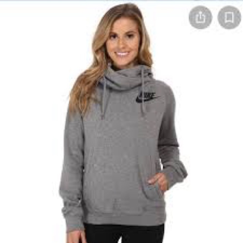 Nike Women's Heather Gray Hoodie